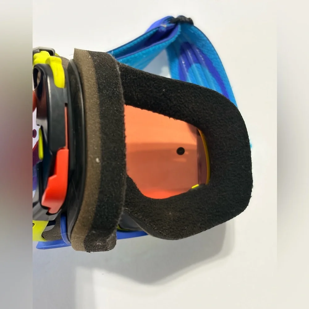 OAKLEY Airbrake MX Hazard Green Blue PRIZM MX SAPPHIRE Goggles